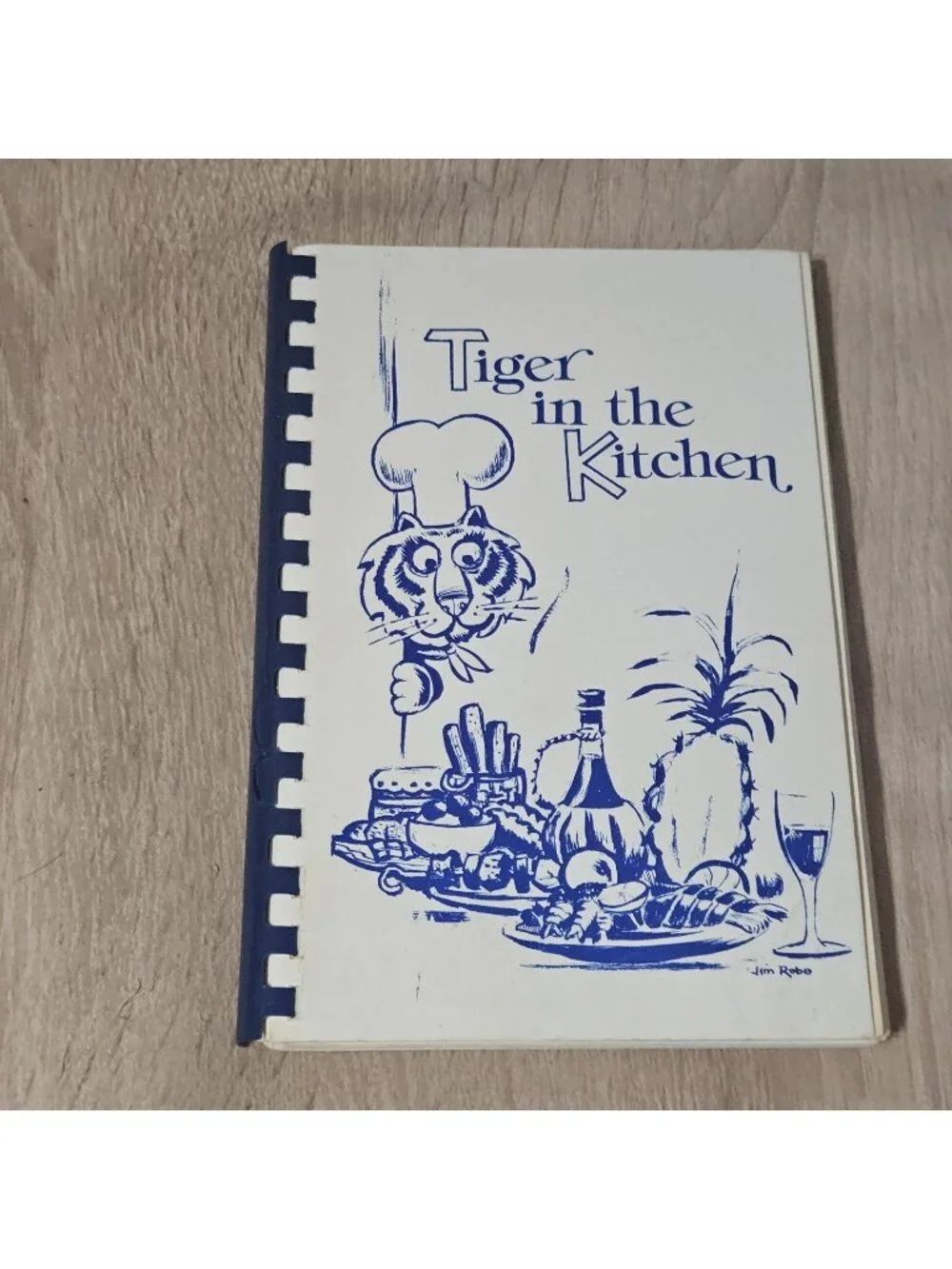 Tiger In The Kitchen Jesuit High School Tampa Fl Cookbook Vintage Spiral Bound